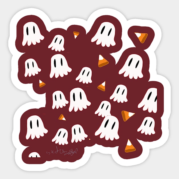 ghosts Sticker by SketchMaster